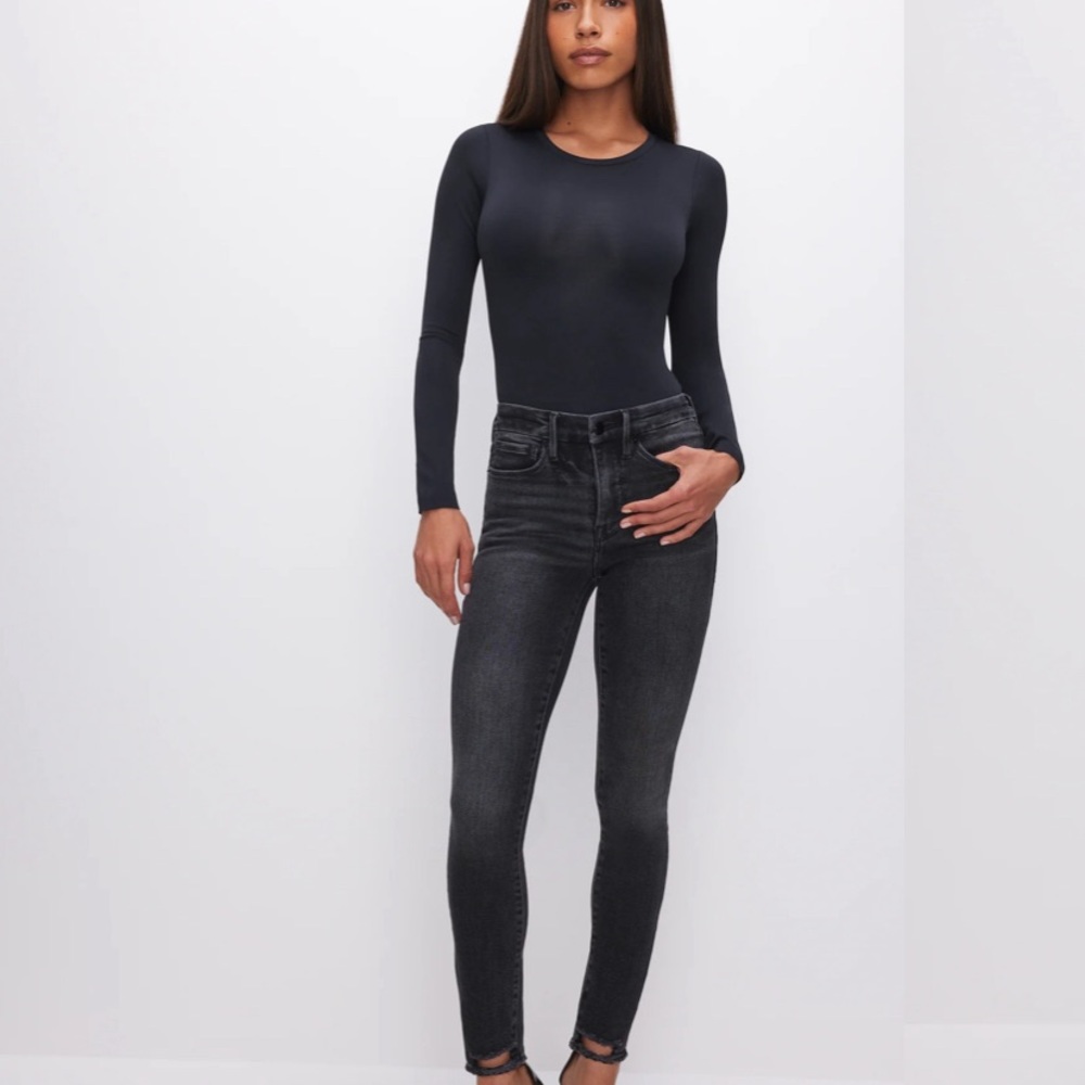 Good American good legs stovepipe sculpting jeans